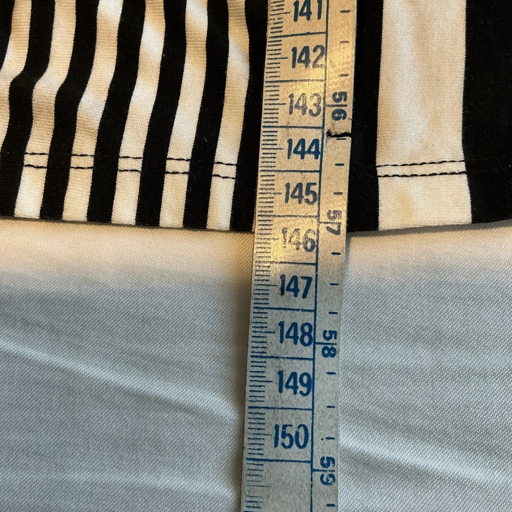 Catherines Neutral Striped Desert Springs Wrap Maxi Dress 4X 30/32W - Picture 7 of 11
